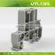 Accessories grey end clamps din rail terminal block