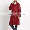 New arrival hood waterproof long raincoat for women