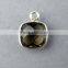 Silver Smoky Quartz Gemstone Pendant