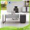Simple Office Furniture Executive Office Work Desk Used Computer Table With Mobile Cabinet