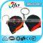 1M/6mm printing logo ABS case mini measure tape for key chain with one stop
