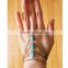 Trendy Boho Finger Ring Turquoise Harness Slave Chain Hand Bracelet