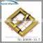 19.5mm brush brass buckle with roller