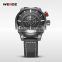 WEIDE Brand Watch Import China Goods Men Sport Wrist Watch Waterproof Genuine Leather Straps Quartz Analog Watches
