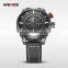 2015 Weide WH5201 Leather Watch Digital Radar Display Japan Movement Quartz Watch Waterproof  Express Watches Men