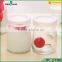 100ml high quality pudding milk glass jar