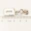 decorative zip fastener with square ring puller