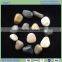 Polished river stone pebbles