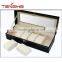 watch box leather, black watch box