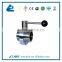 Sanitary Threaded butterfly valve