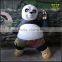 Custom Outdoor Landscape FRP Cartoon Kung Fu Panda Sculpture