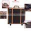 professional PVC cosmetic case classical style trolley makeup case