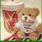Cartoon plush bear li polymer power bank 10000mah