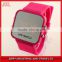 R0462 Factory Price Stylish Sports LED Watches 2016, Stainless Steel Silicone LED Watch
