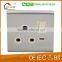 2016 new dual usb 13a uk plug wall socket with UK worldwide plugs universal travel adapter