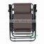 Metal Frame Recliner Chair Zero Gravity Sleeping Lounge Chair With Pillow