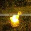 Little duck animal figurines solar sensor lights