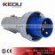 KEDU 3P+PE male and female IP67 Industrial Plug&Socket