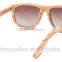 2015 New FDA Approval 100% Printed Handmade Cheap Bamoo Sunglasses And Wooden Sunglasses Natural Wood Sunglasses