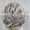 Fashion beauty Brown & Grey Mixed Curly Women N542