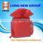 Newly Red PP drawstring non-woven bag for cosmetics