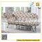 Fashion design flower fabric lounge sofa bed for living room furniture