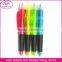 custom logo printing plastic multicolor highlighter pens set