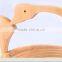 Long Round Handle Swan Bird Shapde Bamboo Wood Folding Fruit Basket Drink Coaster