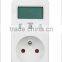France type plug in digital energy meter,Electricity Usage Monitor