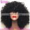 Stock afro kinky curly full lace wigs remy human hair curly afro wigs for black women