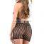 Taiwan Manufacturer Black White Woman Sexy Dress