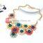 Resin Multicolor Flower Vintage Choker Pendant Statement Necklace Women Necklaces & Pendants Fashion Necklaces for Women 2014