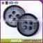 2016 new style embossed logo sew resin button
