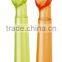 Plastic transparent ice cream spoon