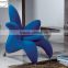 flower shape style chairs fabric flower chair