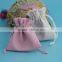 Fashion Style Customized Size Drawstring Leather Jewelry Pouch