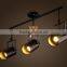 Vintage wind hotel project house bar clothing store aisle personality background LED track lighting