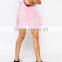 2016 Classic design Elastic waistband Skirts Ladies A Line Pink Mini Skirts