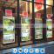 2016 New Travel Agency Light Signs Clear Image Holders Window Acrylic Poster Folders Advertising Window Led Displays