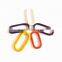 Custom Cheap Metal Oval Rings , Colorful Rings For Belt
