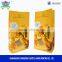 food grade laminated flat bottom snack paper bag with side window
