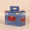 Corrugated folded paper box packaging custom printed