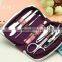 Bonvatt Decorations small manicure 6pcs nail clipper gift sets manicure set travel