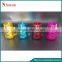 High Quality Colorful Set Of 4Pcs Glass Mason Jars With Handle
