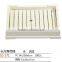 Golden / silvery plastic rectangular sushi barrel
