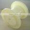 Plastic bobbin for stainless steel wire