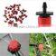 Adjustable Garden Irrigation Micro Water Emitter Dripper Head 1/4'' Hose