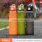 2017 Low Price Fashional Design 1000ml Sports Silicone Collapsible Water Bottle With Carabiner
