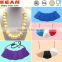 silicone teething jewelry Mami Use Salmon Orange for option Silicone Bead Necklace Babies