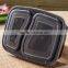 Yoyo Check Now 2 Compartment 1000ml Plastic Black Write Clear Food Storage Container